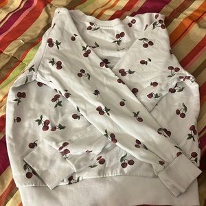 Cherry white 21 shirt.